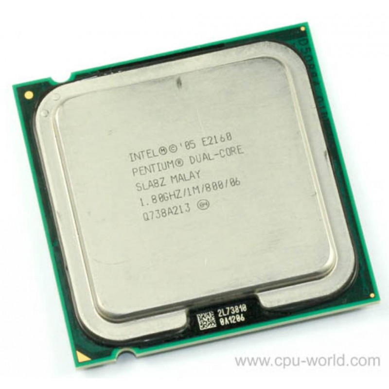 Intel Pentium Processor E2160 1M Cache, 1.80 GHz, 800 MHz FSB, LGA 775