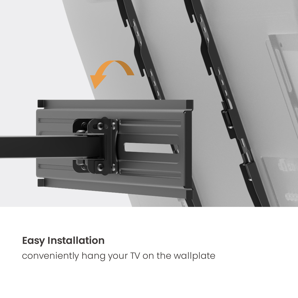 POWERTECH PT-1389 – Επιτοίχια Βάση Τηλεόρασης 37"-80" - Image 2